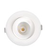 Spot encastrable extra-plat 7W Ø10cm dimmable RA93 - Découpe : Ø8,3 cm, Dimensions : Ø10 cm, CCT