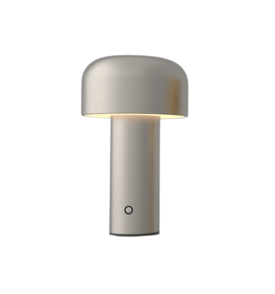 LEDlife Mushroom tafellamp - Zilver, oplaadbaar, touch dimbaar, IP20