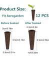 Éponges de tourbe pour culture hydroponique - 12 pcs, compatibles avec nos potagers hydroponiques