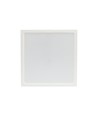 Plafonnier LED 24W - 29 x 29cm, hauteur : 3,8cm, bord blanc