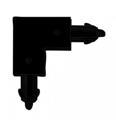 Halo Track 230V, angle de 90 degrés Noir