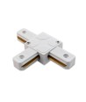 Outlet: 1-fase 230V railsysteem, T-connector wit