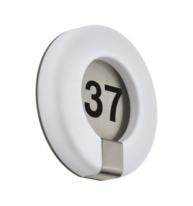 Outlet : Applique murale extérieure EGLO Connect avec numéro de maison, 15W, acier - Marchesa