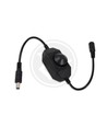 12v en 24v dimmer met kabel, zwart - 12v (72w), 24v (144w)