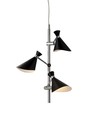 Plafonnier CORNER, G9, Nielsen Light - Chrome/noir