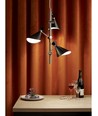 Plafonnier CORNER, G9, Nielsen Light - Chrome/noir