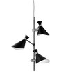 Taklampe CORNER, G9, Nielsen Light - Krom/svart