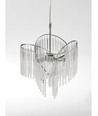 ISABELL Plafondlamp, G9, Nielsen Light - Chroom/Kristallen