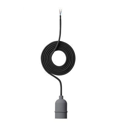 P3 Sokkelsett, E27, Nielsen Light - grå