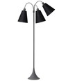 Lampadaire TRAFIK E27, Nielsen Light - Gris - Noir