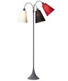 Lampadaire E27 TRAFIK, Nielsen Light - Gris - Blanc, noir, rouge