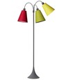 Lampadaire E27 TRAFIK, Nielsen Light - Gris - Citron vert, jaune, rouge