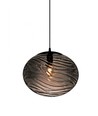 Halo Design - Suspension artisanale Ø38, verre fumé