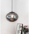 Halo Design - Suspension artisanale Ø38, verre fumé