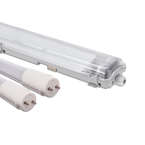60cm 18W Limea T8 LED dubbel armatuur - IP65 waterdicht, incl. 2x9W LED buizen