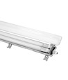 150cm Armatur + 2x LED-rør T8 - IP65, gjennomgangskoblet