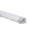 120cm Armatur + 2x LED rør T8 - IP65, gennemfortrådet