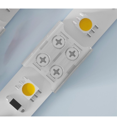 LED stripe skruesamler - 8mm, enkeltfarget, IP20, 5V-24V