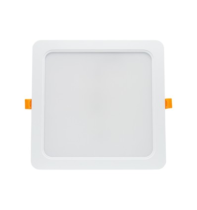Panneau LED encastrable 18W 17x17cm - IP54 extérieur, découpe : 14,5 x 14,5 cm, dimensions : 17 x 17 cm