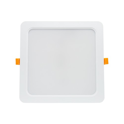 12W 14,5 x 14,5 cm LED indbygningspanel - IP54 udendørs, Hul: 12 x 12 cm, Mål: 14,5 x 14,5 cm