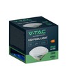 V-Tac waterdichte LED zwembadlamp - 25W, glas, IP68, 12V, PAR56