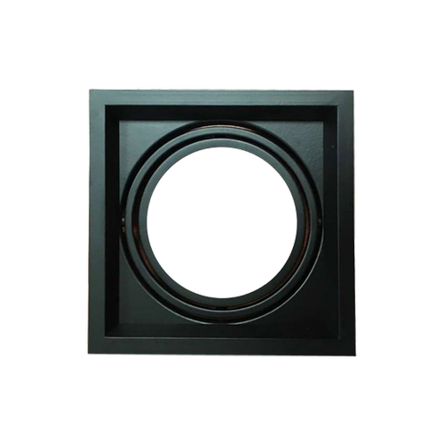 Spot encastrable G53 AR111 - Noir, 17,5 x 17,5 cm