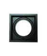 Spot encastrable G53 AR111 - Noir, 17,5 x 17,5 cm