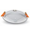 V-Tac LED panel Ø20 cm 29W - Hvid kant, til indbygning, Hul: 19cm, 230V