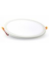 V-Tac LED panel Ø20 cm 29W - Hvid kant, til indbygning, Hul: 19cm, 230V