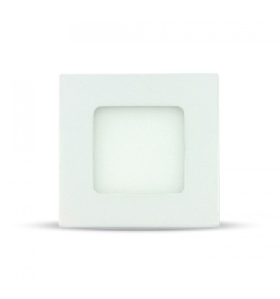 3W 8,4x8,4cm LED innfellingspanel - Hull: 7,3 x 7,3 cm, Mål: 8,4 x 8,4 cm