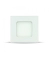 3W 8,4x8,4cm LED inbouwpanel - Gat: 7,3 x 7,3 cm, Afmetingen: 8,4 x 8,4 cm
