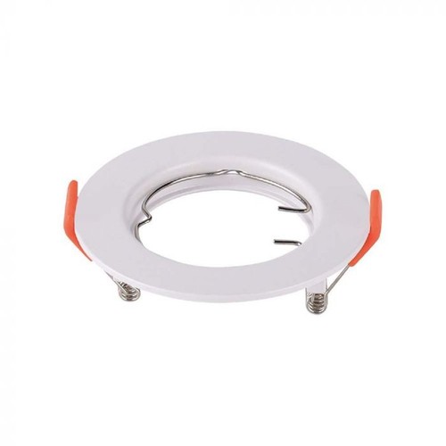 MR16/GU10 Downlight-set - Zonder lichtbron, Glanzend wit, Zaagmaat: Ø6,3 cm, Afmetingen: Ø8 cm