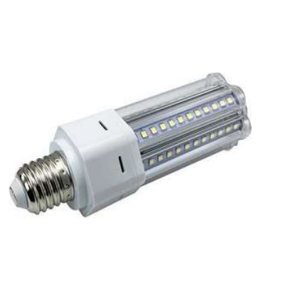 E27 15W LED-lampa - 360°, frostat glas