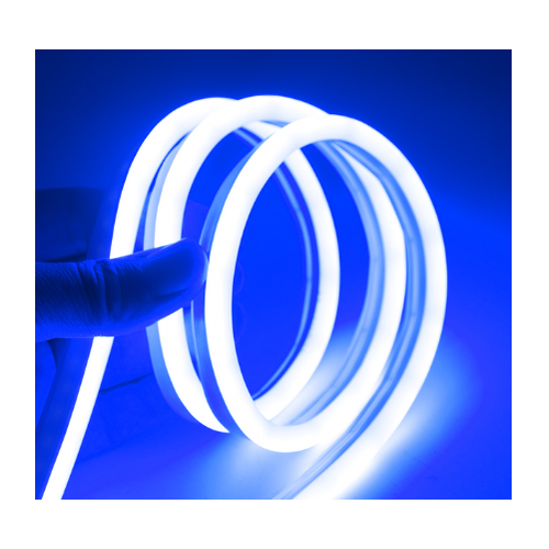 5m 8W/m Blauw 8x16 Neon Flex LED - 12V DC, IP67