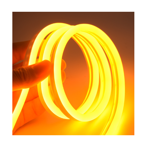 5m 8W par mètre Jaune 8x16 Neon Flex LED - 12V DC, IP67