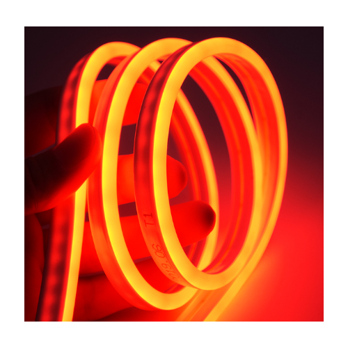 5m 8W par mètre Orange 8x16 Neon Flex LED - 12V DC, IP67