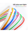 5m 8W pr. meter Orange 8x16 Neon Flex LED - 12V DC, IP67