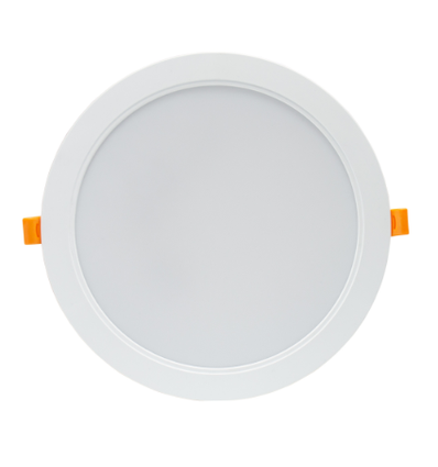 18W Ø17cm LED indbygningspanel - IP54 udendørs, Hul: Ø14,5 cm, Mål: Ø17 cm