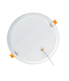 Dalle LED encastrable 12W Ø14,5cm - IP54 extérieur, Perçage : Ø12 cm, Dimensions : Ø14,5 cm