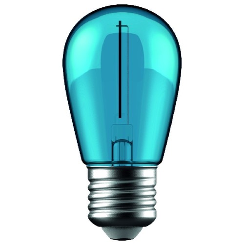 Ampoule LED E27 1W - Bleue, filament