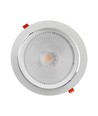Spot LED encastrable V-Tac 30W - Trou : Ø19,5 cm, Dimensions : Ø22,5 cm, Hauteur 3,8 cm, Puce LED Samsung, 230V
