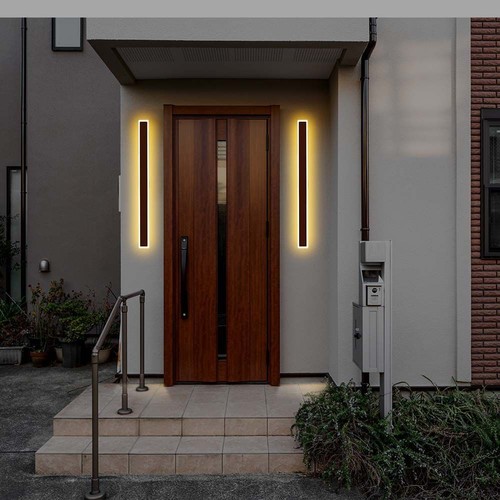 17W LED Cortenfärgad vägglampa - IP65 utomhus, inkl. ljuskälla