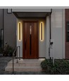 17W LED Cortenkleurige wandlamp - IP65 buiten, incl. lichtbron