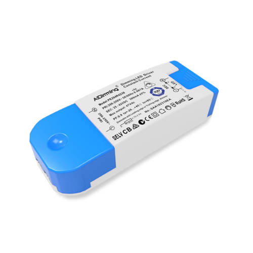 7W / 300mA dimbar LED-driver - 12-24V, Triac fasedimming, flicker free