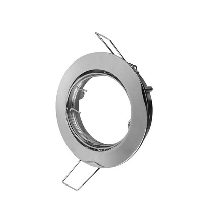 MR16 eller GU10 Downlight-sett - Uten lyskilde, Krom, Hull: Ø7,4 cm, Mål: Ø8,2 cm