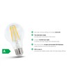 Spectrum 3,8W LED-lamp - 212 lm/W, A60, kooldraad, helder glas, E27