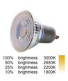GU10 6W dæmpbar DimToWarm spot - RA90