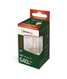 E27 6W LED kronepære - G45, Kultråd, Ekstra varm hvid, 1800K