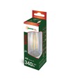Ampoule LED E14 4W - C35, filament, blanc extra chaud, 1800K