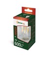 E27 7W LED pære - A60, Kultråd, ekstra varm hvid, 1800K